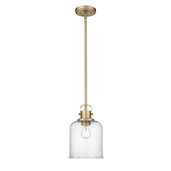 Z-Lite Kinsley 1 Light Pendant, Heirloom Gold And Clear Seeded 340P8-HG - main